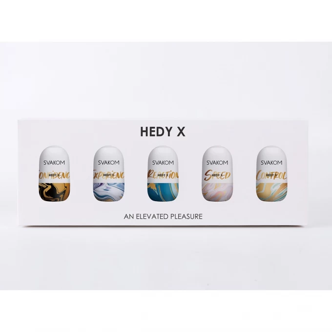 Набор из 5 мастурбаторов с разной формой SVACOM HEDY X5 MIXED SL42A Набор из 5 мастурбаторов с разной формой SVACOM HEDY X5 MIXED SL42A